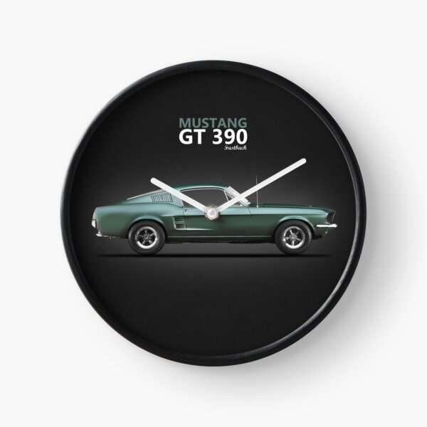 The Bullitt Mustang 390 GT Clock