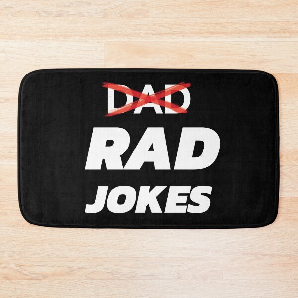 Item preview, Rad Jokes Not Dad Jokes Funny Father's Day Gift - Unique Dad Humor Design - White designed and sold by MTBDesigns.