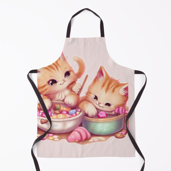 Item preview, cat cooking chef kitty  designed and sold by GLORY-LIFE.