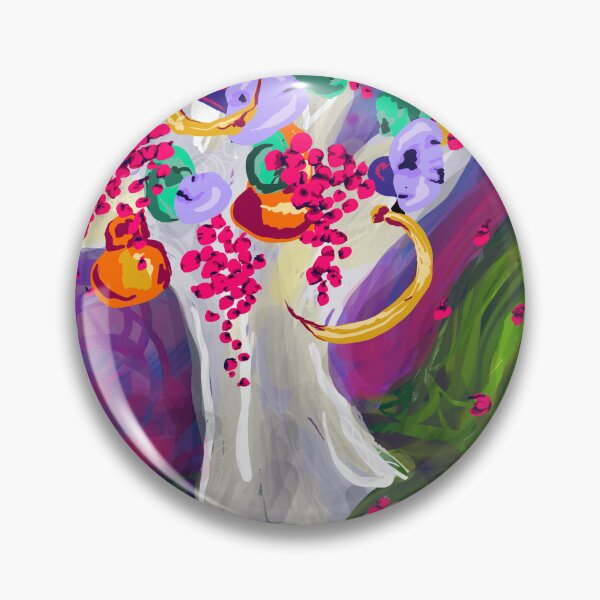 Item preview, Fruit Tree in Green Flood (Digital) designed and sold by openeyeddreams.