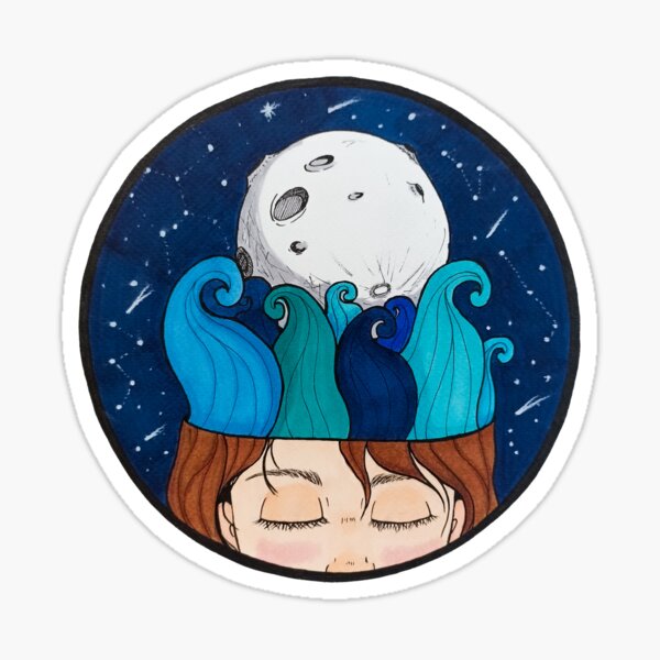 Out of the head Sticker