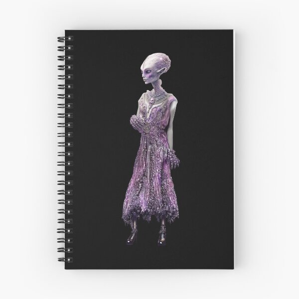 Item preview, Standalone White and Pink Alien Female, White Eyes, Jeweled, Glowing designed and sold by LovelaceVisuals.