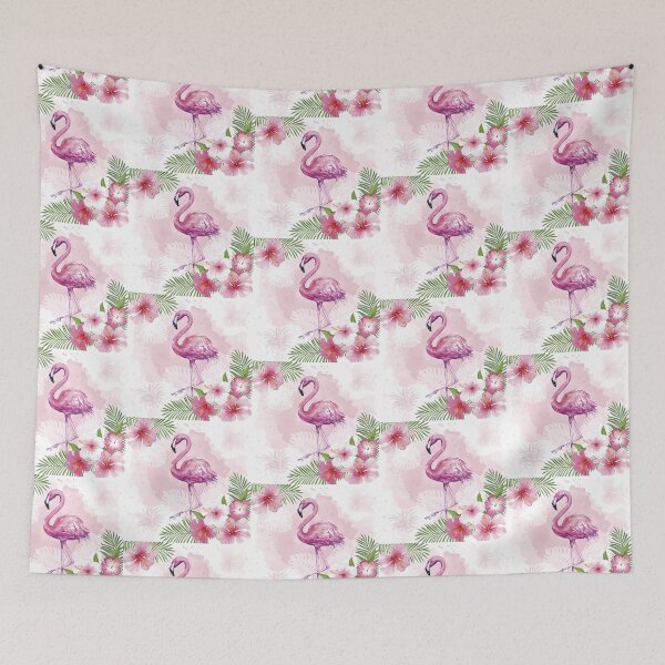 Item preview, Hello Summer Cute Tropical Design with Flamingos and Flowers for Funny Good Vibes Fashion designed and sold by MrMica.