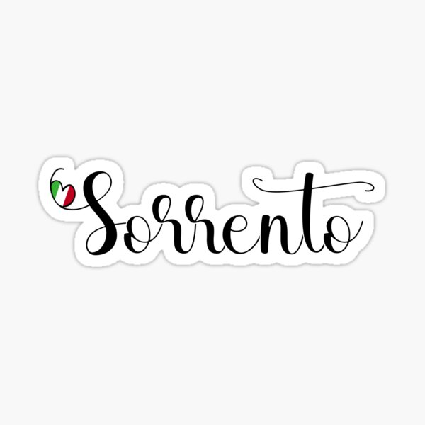 Item preview, Sorrento With Italian Heart - I Love Sorrento Italy designed and sold by molamode.