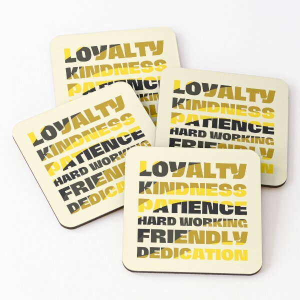 Item preview, Loyalty, Kindness, Patience, Hard Working, Friendly, Dedication designed and sold by Elliot Crippen.
