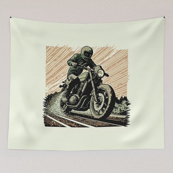 Item preview, Green cafe racer 1 designed and sold by hhh-art.