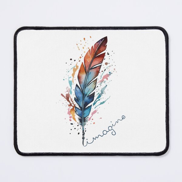 Item preview, Colorful Aesthetic Imagine Writer Feather designed and sold by DorotaO.