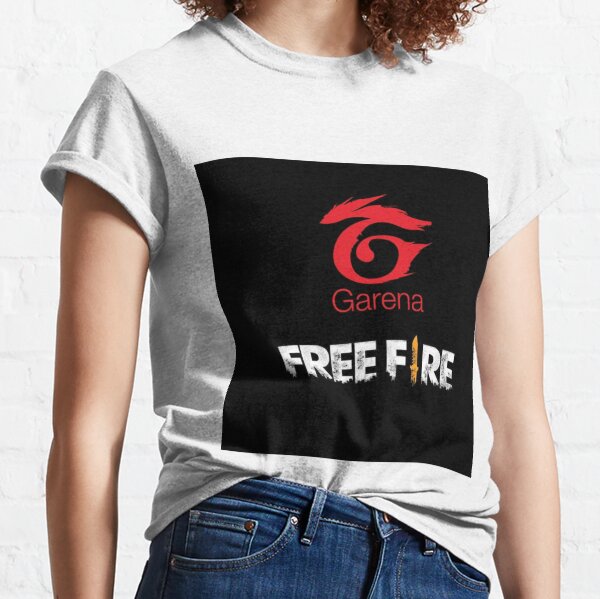 Men's Free Fire Garena Game T-shirt, top de moda feminino, esporte