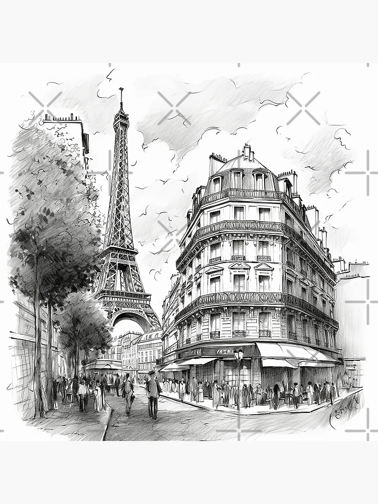Details more than 199 paris pencil sketches best