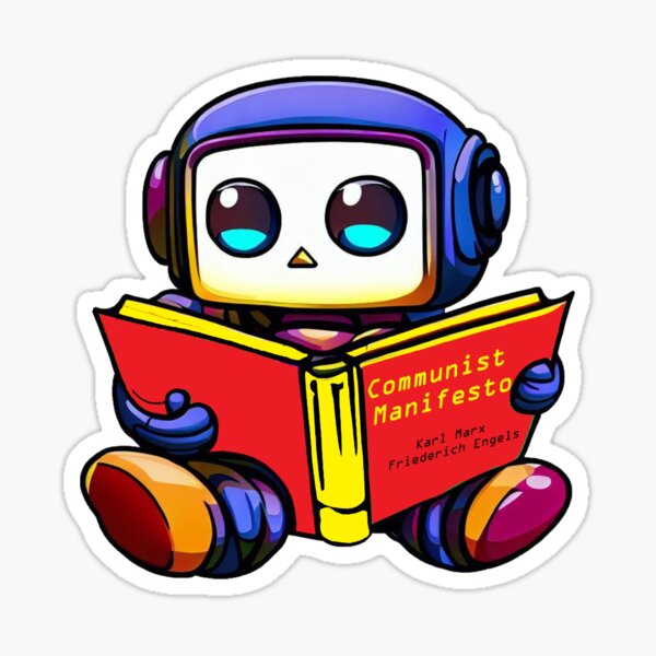 Bots Love Communism Sticker
