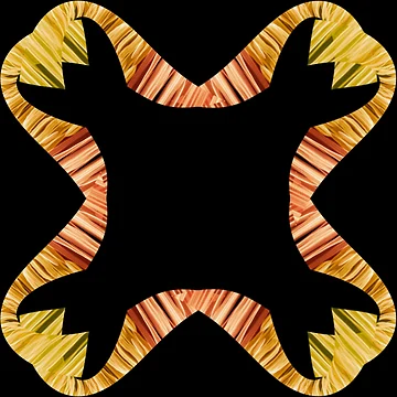 Artwork thumbnail, golden checkered pattern by Meo Design