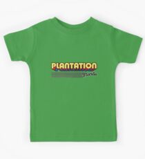 Plantation, Florida | Retro Stripes Kids Tee