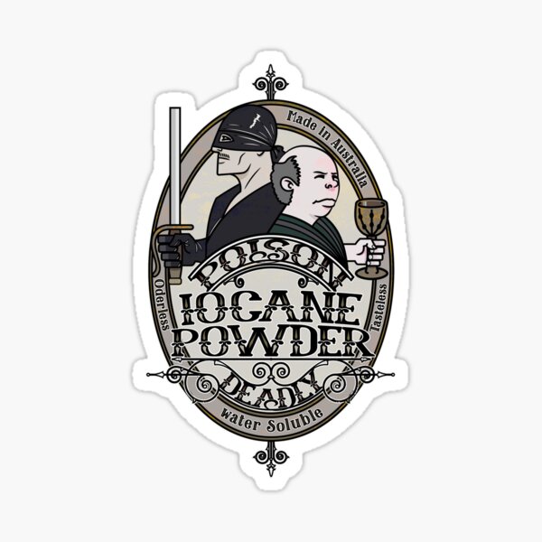 Item preview, Iocane Powder (monotone) designed and sold by nurdluv.