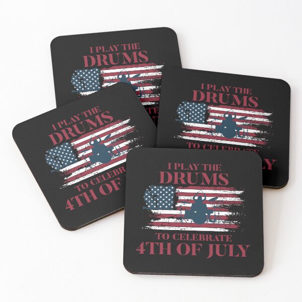 Item preview, I play the drums to celebrate 4th of july designed and sold by JoRealm.