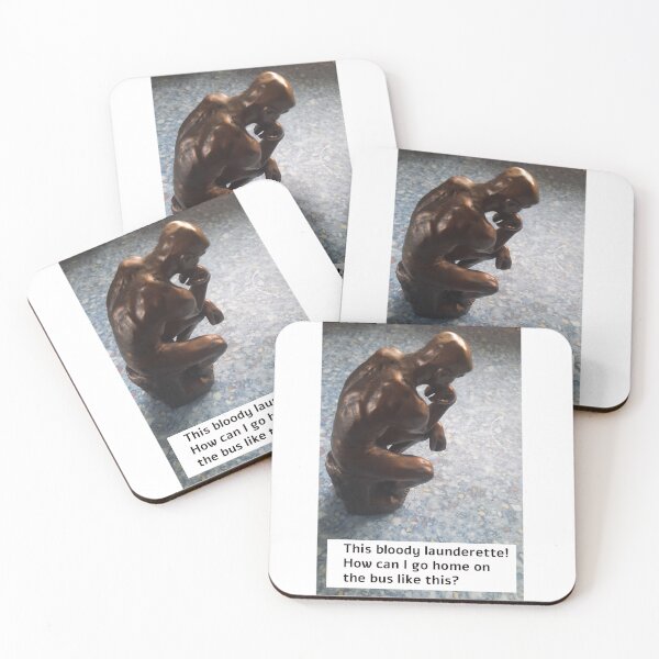 Item preview, 'The Thinker' goes to the Launderette designed and sold by FrankieLassut.