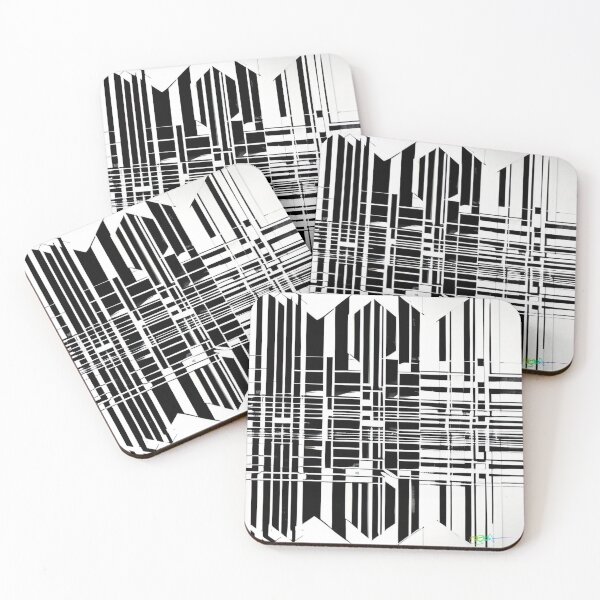 Item preview, Abstract Geometric Black and White 45 designed and sold by Benito Del Ray.