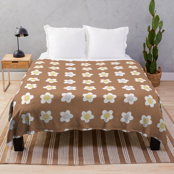 Item preview, Cute Flower Stripes Spring And Summer Floral Pattern Caramel designed and sold by scorpiolane.