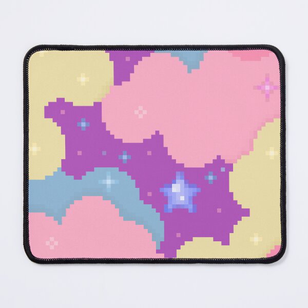 Item preview, pixel cotton candy clouds designed and sold by autumnalmanac.