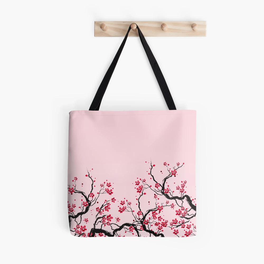 *HAKOYA Drawstring Bag Pink Cherry Blossoms Rabbit 33616