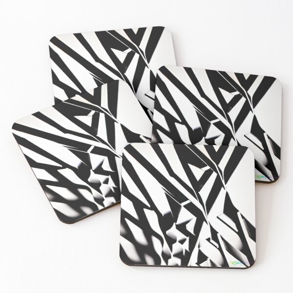 Item preview, Abstract Geometric Black and White 46 designed and sold by Benito Del Ray.