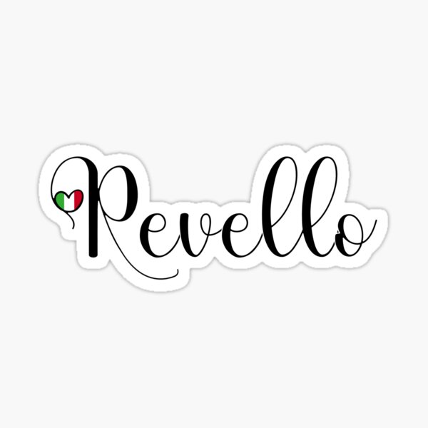 Item preview, Revello With Italian Heart - I Love Revello Italy designed and sold by molamode.