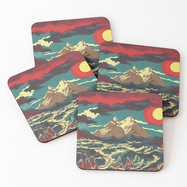 Artikelvorschau, Kopie von Mountains Boho AI Art, Einweihungsgeschenk entworfen und verkauft von casaai.