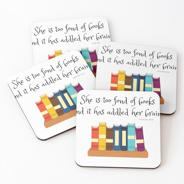 Item preview, She is too fond of books and it has addled her brain  designed and sold by Poetivity.