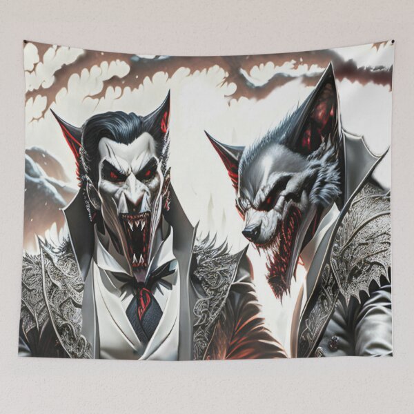 Item preview, Drac and Wolfy designed and sold by Draculart.