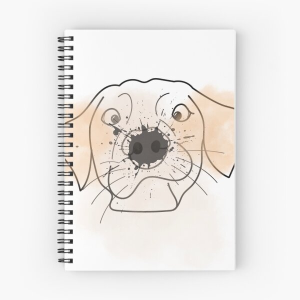 Item preview, Friendly Dog's Smile: Shades of Beige and Brown designed and sold by JIArtistry.