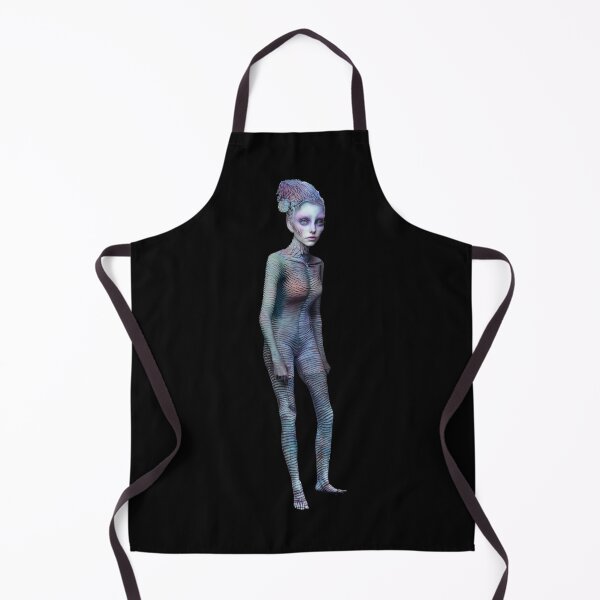 Item preview, Standalone Modern Pink Alien Female, Blue Eyes with Scales designed and sold by LovelaceVisuals.