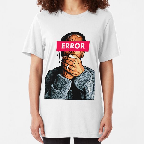 ASAP ROCKY ERROR Slim Fit T-Shirt
