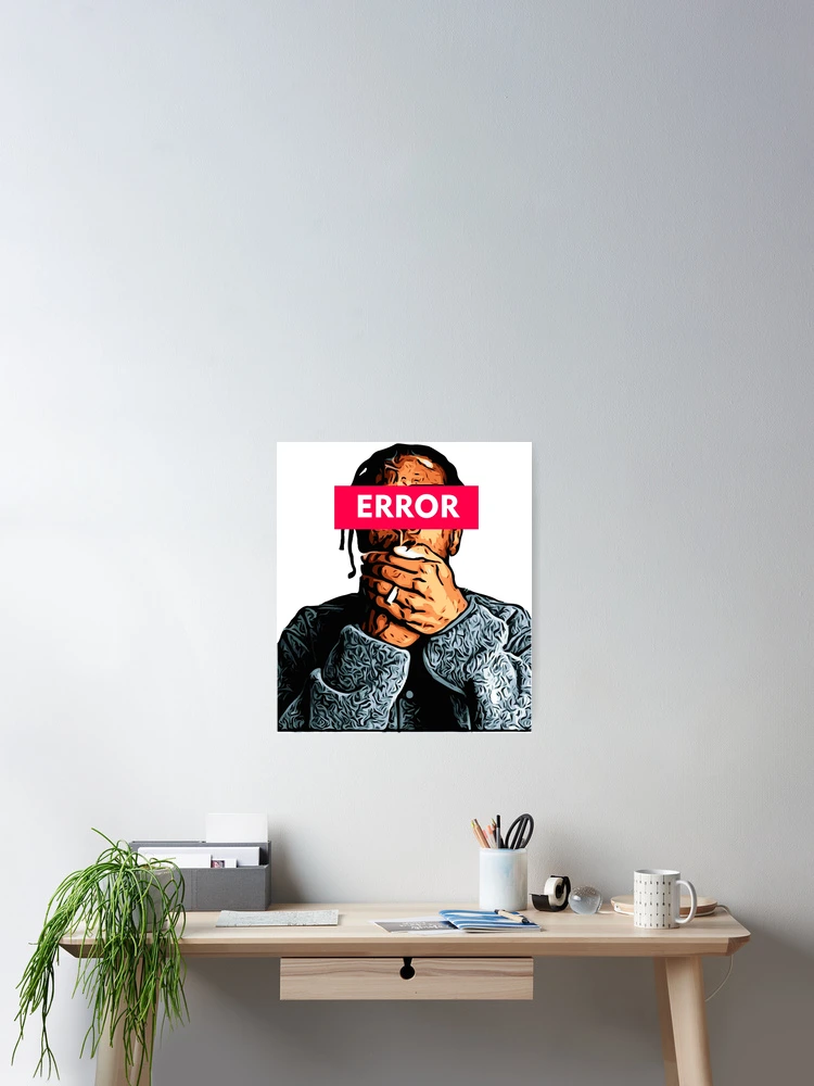 Thumbnail 2 of 3, Poster, ASAP ROCKY ERROR designed and sold by deeperror.