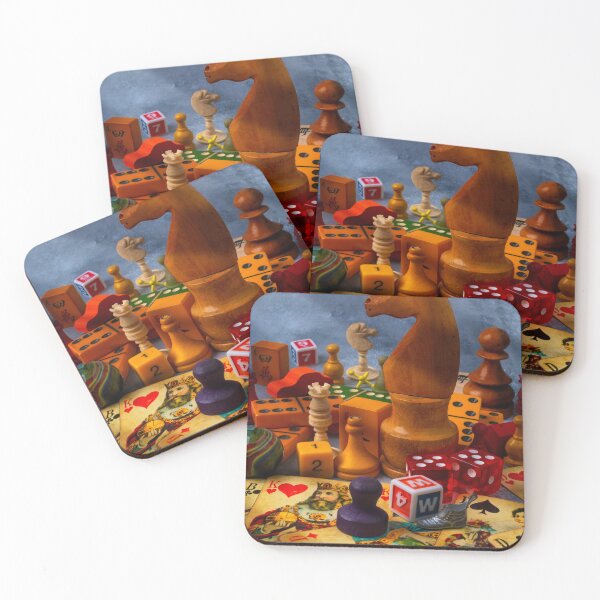 Item preview, Chess knight And Old Playing Cards designed and sold by Garry Gay.