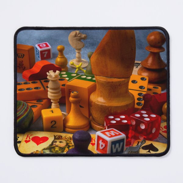 Item preview, Chess knight And Old Playing Cards designed and sold by Garry Gay.