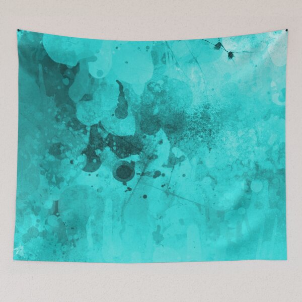 Item preview, Liquid Splatter Grunge in Teal designed and sold by Darcy777.