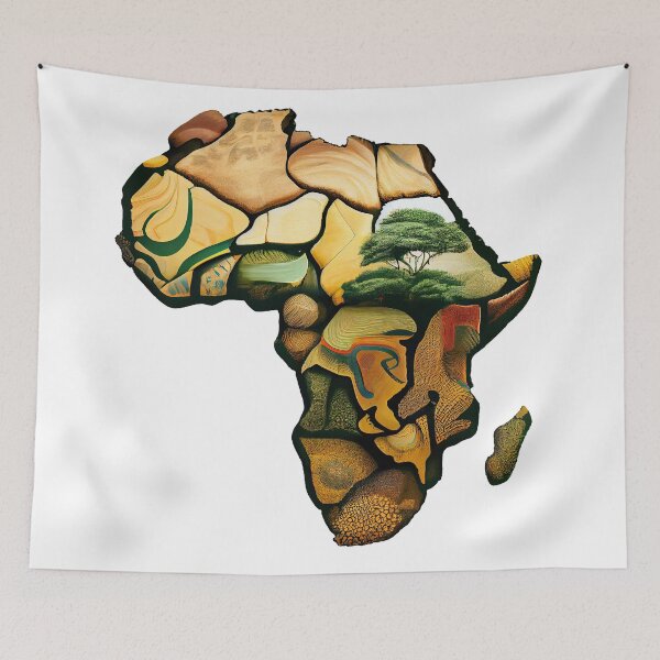 Item preview, Africa Continent designed and sold by WildlifeSafari.