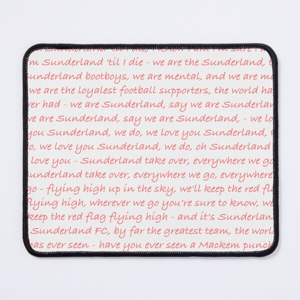 Item preview, Fan Chants - Sunderland (White/Red) designed and sold by STUFFbyMJS.