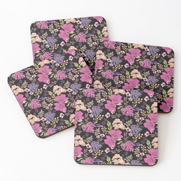 Item preview, Spring Batik Flower - Black designed and sold by JaselviiStudio.