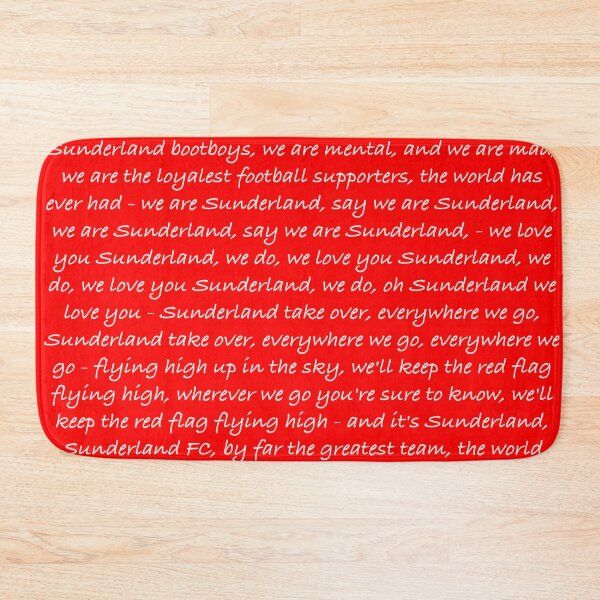 Item preview, Fan Chants - Sunderland (Red/White) designed and sold by STUFFbyMJS.