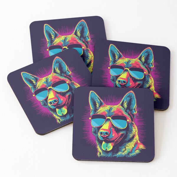 Item preview, Sunglasses German Shepherd II - Cool design for stylish dog owners designed and sold by brindled.