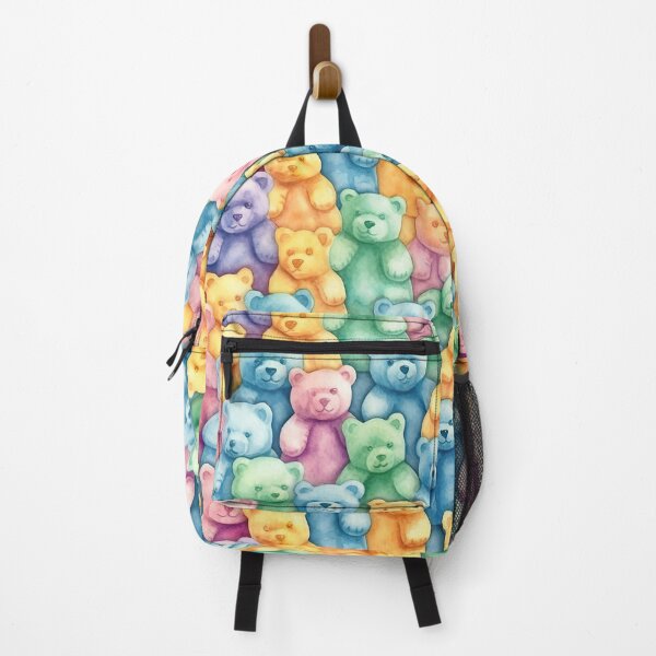 Item preview, Watercolour Gummy Bears Seamless Pattern designed and sold by PatternStudios.