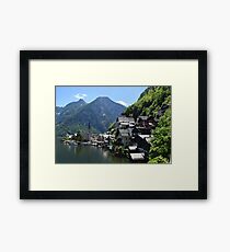 lake, austria Framed Print