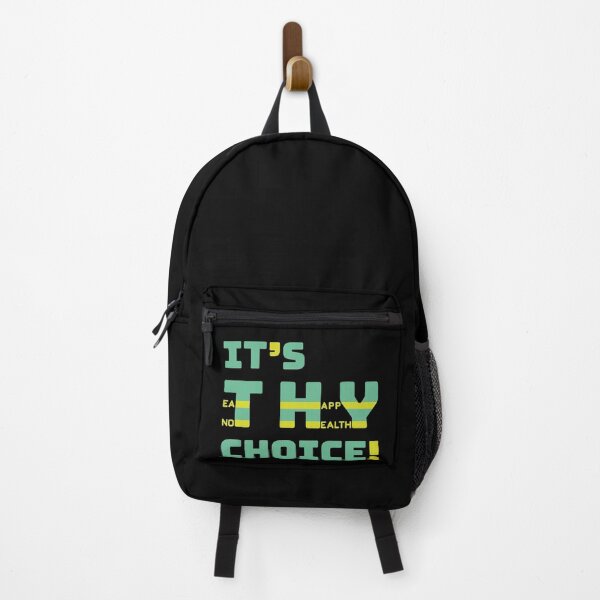 Item preview, It's Thy Choice! Eat Happy Not Healthy - funny Gifts for free happy people designed and sold by HiddenDimensi0n.