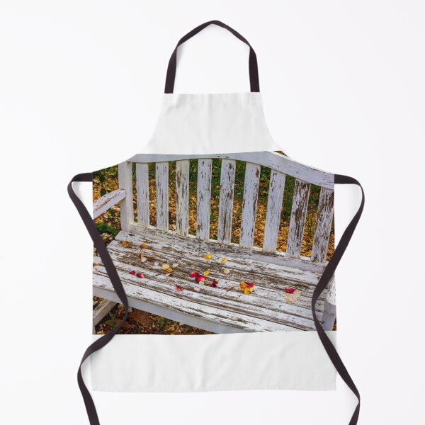 Item preview, Old Garden Bench With Rose Petals designed and sold by Garry Gay.