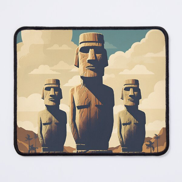 Item preview, Easter Island Poster designed and sold by NomadGlobal.