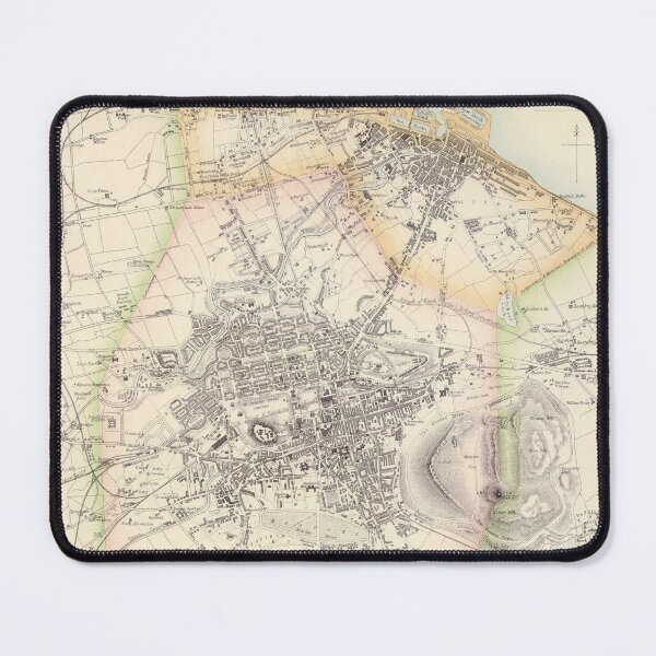 Item preview, Vintage Map of Edinburgh Scotland (1872) designed and sold by BravuraMedia.