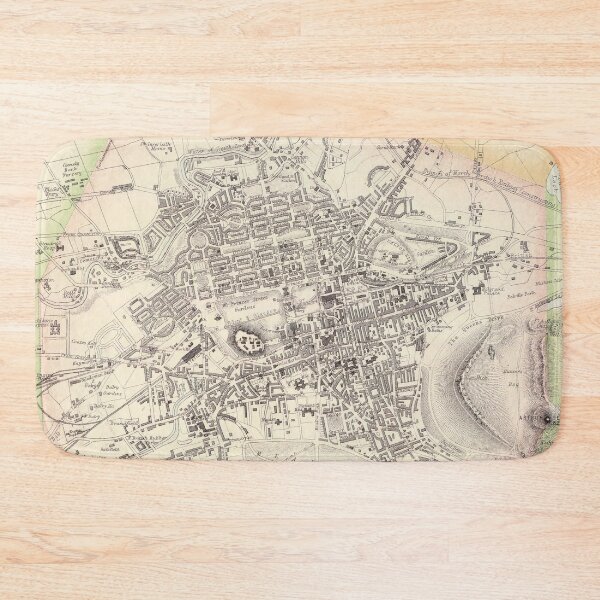 Item preview, Vintage Map of Edinburgh Scotland (1872) designed and sold by BravuraMedia.