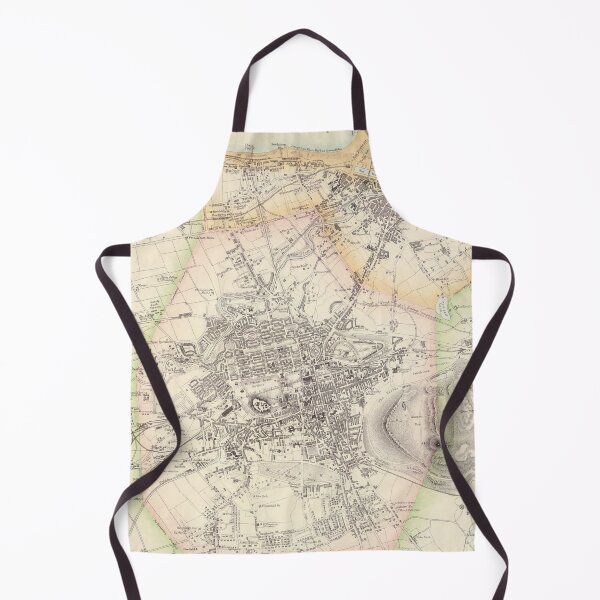 Item preview, Vintage Map of Edinburgh Scotland (1872) designed and sold by BravuraMedia.