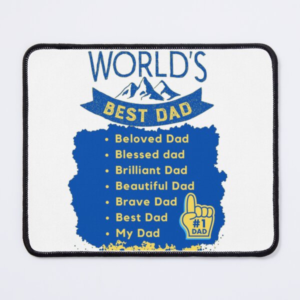 Item preview, Father's Day - World best Dad  designed and sold by Lovegesture.