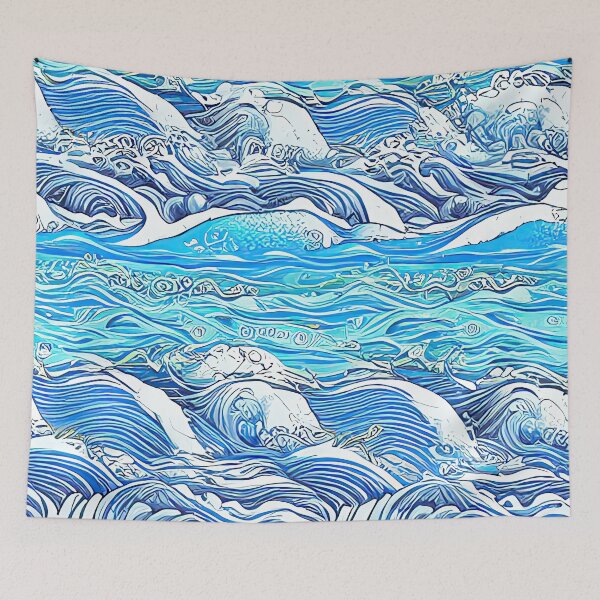 Item preview, Ocean Waves designed and sold by casaai.